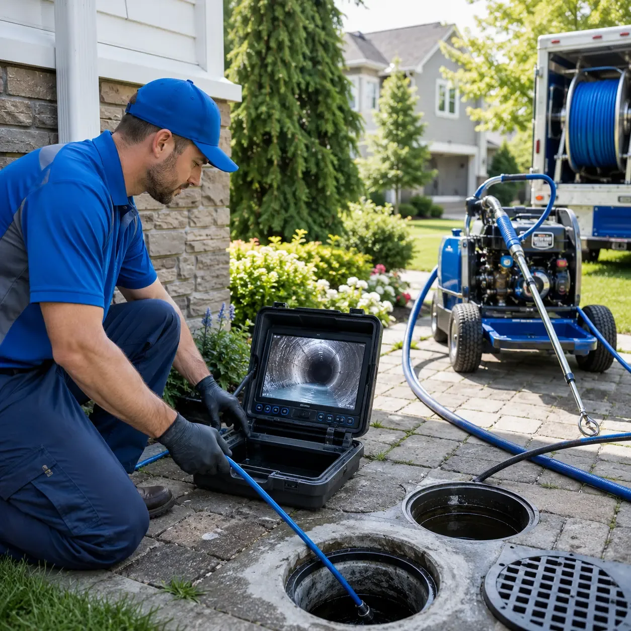 Outdoor drain cleaning professionals serving Sheridan, IN